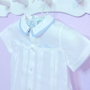 HEIRLOOM Feltman Brother Baby Boy Bubble -size 6 months. NWT